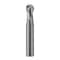 Gs Tooling 1/4" Diameter x 1/4" Shank 2-Flute Stub Length Ball Nose Blue Series Carbide End Mills 101251 - alternate 1